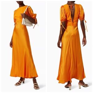 Ted Baker London Vibrant Orange Backless Dress